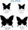 24/48 Pieces of Butterfly Wall Decor, 3D Butterflies Stickers with Magnets for Party Décor (Gold, 24)
